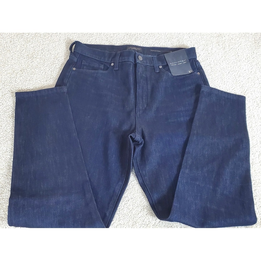 Banana Republic Women's Jeans Size 31 Blue High Rise Skinny Ankle CKMeasmts NWTG